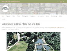 Tablet Screenshot of pindsmoelle.dk